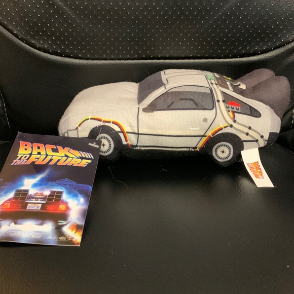 Back to the Future DeLorean Time Machine Plush 8” - Picture 2 of 4